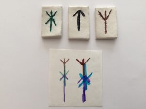 Bindrune for Boundaries and Protection: Ior, Teiwaz, Algiz