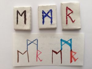 Ease of Travel or Moving House, Variation #1: Ehwaz, Mannaz, Raido