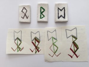 Bindrune for Strong Foundation for Growth And Achievement of Goal: Erda, Berkana, Stan