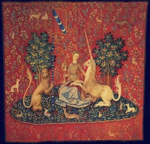 Tapestry of The Lady and the Unicorn - Sight