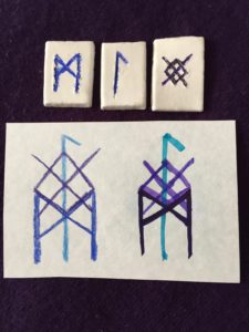 Bindrune of Mannaz, Laguz, Gar