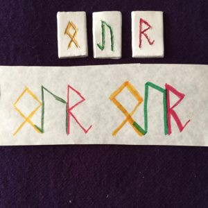 Bindrune of Othala, Ul, Raido