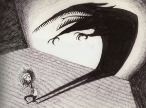 wounded-person-with-monster-shadow