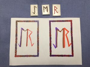 Bindrune for Successful and Safe Journey - Eihwaz, Ehwaz, Raido