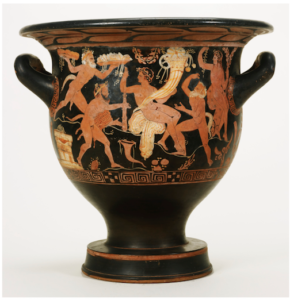 An Attic Red-Figured Bell Krater, attributed to the Erbach Painter, circa 400-380 B.C