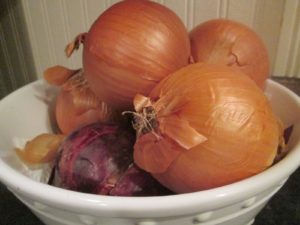 Bowl of onions