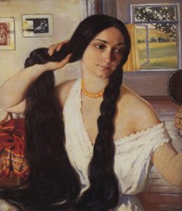 Zinaida Serebriakova: Portrait of Olga Lancere 1910