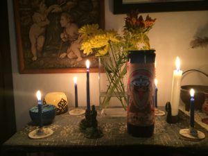 Community Altar Nov 2018 - Kuan Yin and Kali