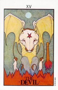 The Devil from The Aquarian Tarot by David Palladini