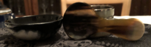 Horn Bowl and Spoon