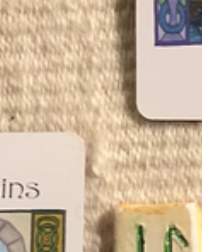 A teaser screenshot of this week’s Insight from the Oracles, with just a hint of the cards and runes showing.